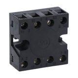 8-pin loose socket. Screw terminals