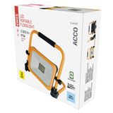 LED Floodlight ACCO portable rechargeable, 30W, yellow, cool white