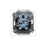 Triple switch with backlight, (module), 10AX, quick connection, Gold matt, metalic
