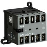 BC6-30-01-F-1.4-81 Mini Contactor 24 V DC - 3 NO - 0 NC - Flat-Pin Connections
