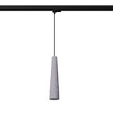 HANGING LAMP 3 PHASE ELECTRA CONCRETE GU10 BLACK
