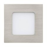 LED-CCT-recessed spot 85X85 NICKEL-M.'FUEVA