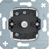 Single-pole blind switch for central unit with lock