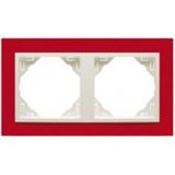 DOUBLE FRAME RED/ICE