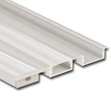 Built-in aluminum profile VD, 30x10 mm, clear diffuser, complete, 1 m