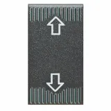 10A 2 way and center off single pole push button with  arrows (retractive)