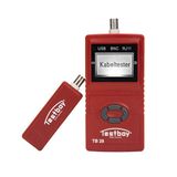 Testboy 28 Netwerktester/kabellengtemeter USB, RJ11/RJ45, BNC