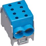 Main line branch terminal 1pole, 4x70mm², IP20, Color: blue