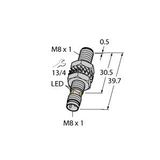 Inductive Sensor With Increased Switching Distance   BI2-M08-VN6X-V1141