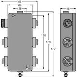 IP67 Junction Box, 4-Channel PROFIBUS-PA   JBBS-48SC-M413/EX
