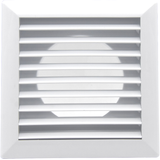 closing grille 100 white