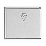 Hotel card switch Top Module, silver