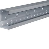 Wall trunking base front mounted BRS 85x130mm lid 80mm of sheet steel
