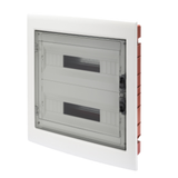 Distribution Board 36-Module 2x18 IP40 Transparent Door