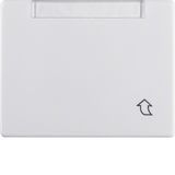 Intermediate ring hinged cover, flat, lab. field, arsys, p. white glos