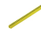 CableLine, Conductor and cable markers, 4 - 10 mm, 4 x 7 mm, yellow