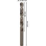 Metal drill bits HSS-G, DIN 338 10,8 x 94 x 142 mm 5 pcs.