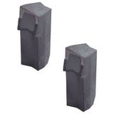 Tool hardened metal cutter inserts for cavity wall building materials