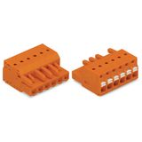 2231-317/102-000 1-conductor female connector; push-button; Push-in CAGE CLAMP®