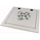 XSPTA08503 Top plate, for arc protection, for WxD=850x300mm, grey