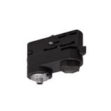 Luminaire adapter for S-TRACK 3-phase track, black