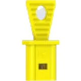 Jumper, pitch 5.08 mm, 10 A, gold-plated, gray, 24.0050-28