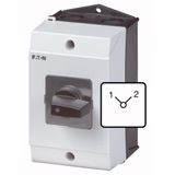 T3-4-8223/I2 Changeoverswitches, T3, 32 A, surface mounting, 4 contact unit(s), Contacts: 8, 90 °, maintained, Without 0 (Off) position, 1-2, Design number 8223