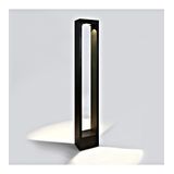 67470A/B/V BLACK BOLLARD 80cm 10W CCTV IP65 230V