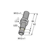 Inductive Sensor With WeldGuard™ Coating   BI4U-MT12E-AP6X2-H1141/S1589