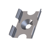 Mounting clip for profile M, Bracket Metall MEDIUM