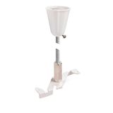Pendant suspension, 48V TRACK, 1m rod, white