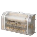 Distribution block 4-pole, 160 A, 500V Input: 1x 10-35 mm2 Output: 3x 6-25+8x 2.5-16 mm2