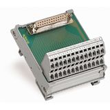 Interface module with solder pin Female connector