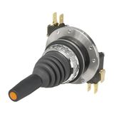 Joystick, 2-position, 2 Spring Return, 2 N.O.+2 N.C.