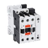 Four-pole contactor, IEC operating current Ith (AC1) = 45A, DC coil low consumption, 24VDC
