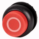 M22S-DH-R-X0 Pushbutton, RMQ-Titan, Extended, momentary, red, inscribed, Bezel: black