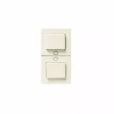 TWIN 10A SINGLE POLE PUSH TO MAKE RETRACTIVE WITH ARROW  SYMBOLS