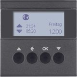 Blind time switch, display, S.1/B.3/B.7, ant., matt