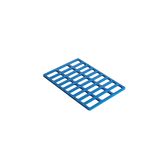 VS series gasket, 2.5 mm thick, blue