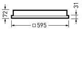 Recessed luminaires Belviso C Prisms White ETDD 26W 4000lm Wide reduced glare UGR19 (W19) IK06 3 SDCM 6110551