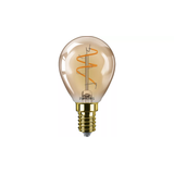 LED Filament Lustre Lamp P45 25W 2200K E14 Amber Dimmable