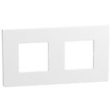 Light Now - coverplate 2x2P 71mm White