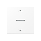 JUNG HOME push-button 1-gang with arrow BTA17101PWWM