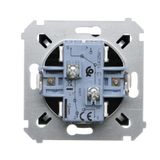 Dimmer for dimmable LED's, rotary-push, 1 pole, Gold matt, metalic