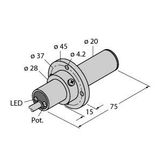 Flow Monitoring Immersion Sensor with Integrated Processor   FCS-K20-AP8X