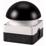 Palm switch, 1N/O, mushroom black