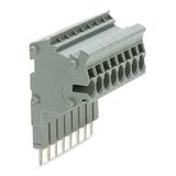 Modular TOPJOB®S connector modular for jumper contact slot gray