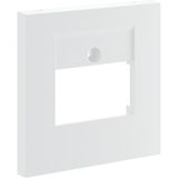 Central plate 55 TAE 3-gang, pw