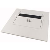 XSPBM1208-MC Top plate, split, for WxD=1200x800mm, grey