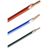 PVC-switching strand, highly flexible, Cableline, 2.5 mm², 651 x 0.07 mm, yellow, outer Ø 4.4 mm, 60.7032-10024